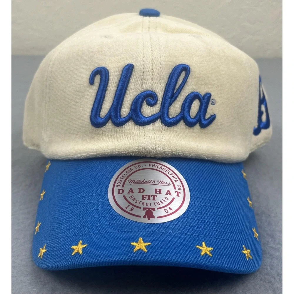 UCLA Bruins Hat Cap Strap Back NCAA Basketball‎ Mitchell & Ness Mens College NWT